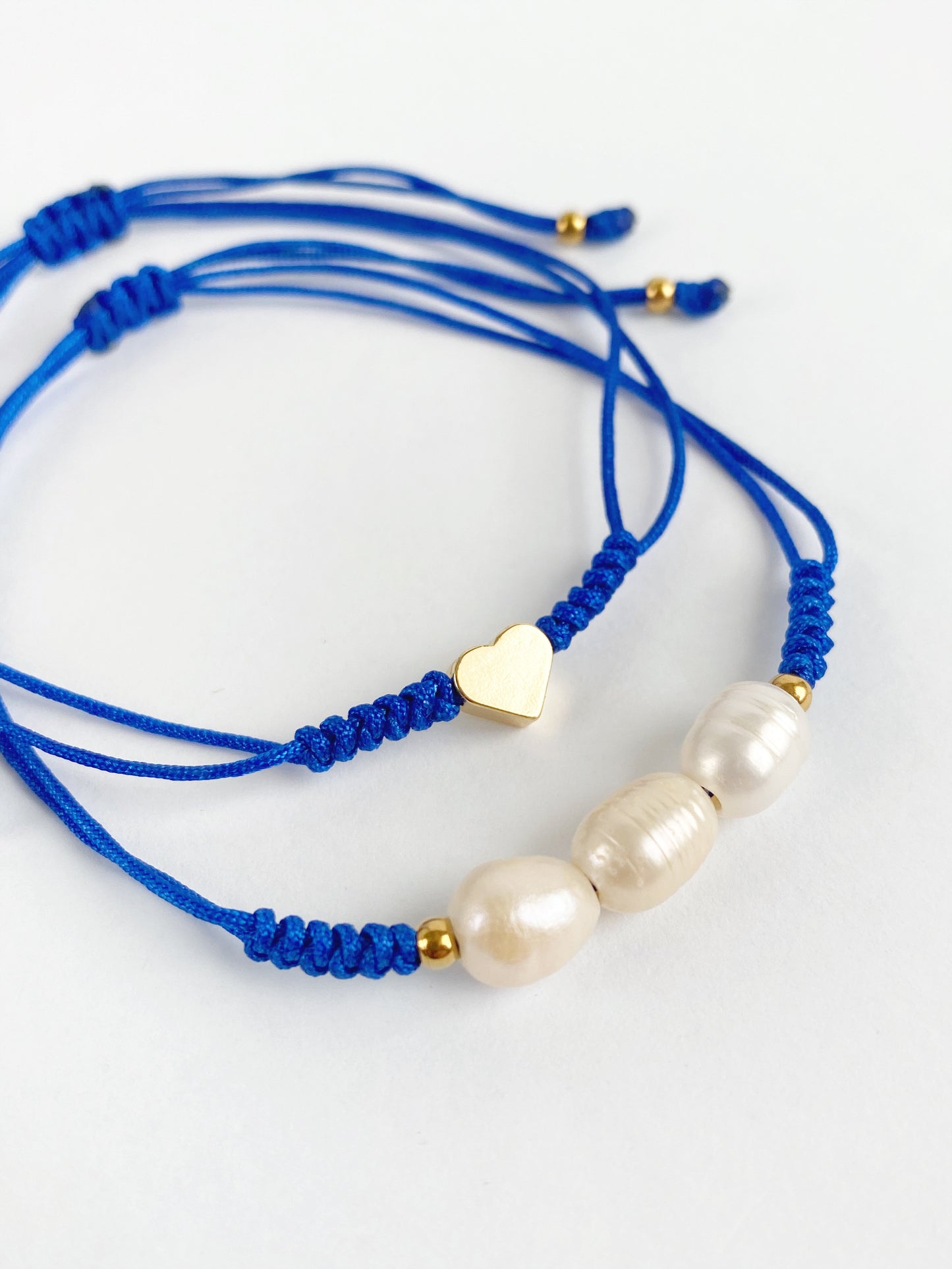 Pulseras de Perla y Corazón