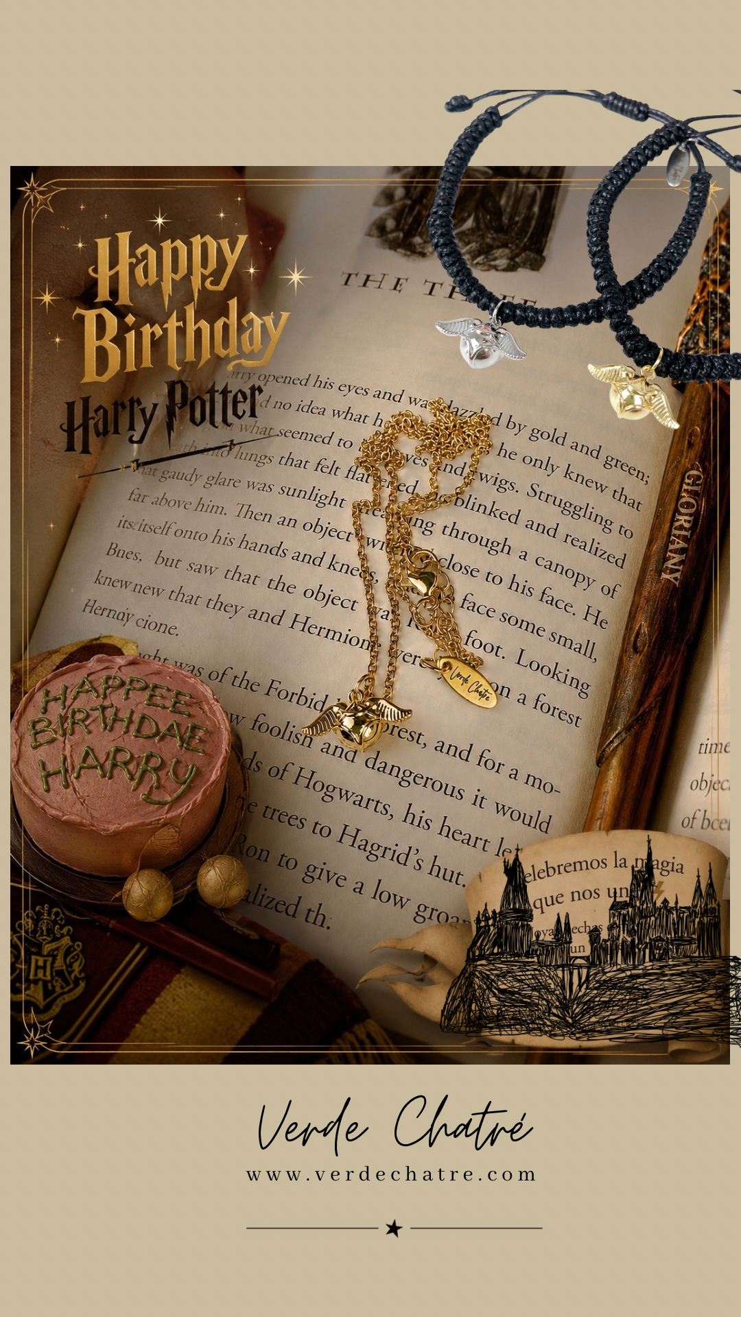 Harry Potter Snitch Necklace
